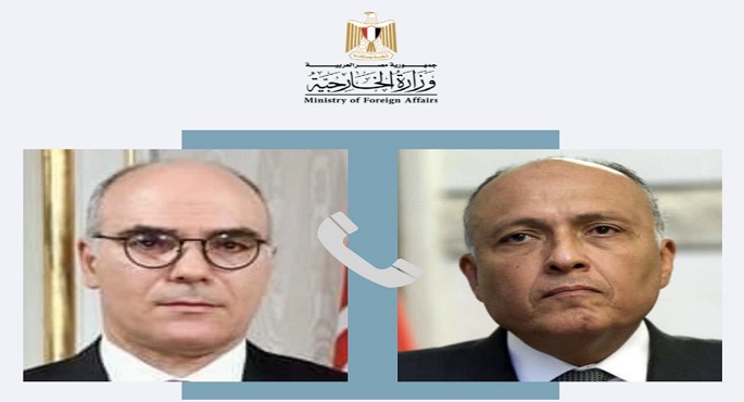 وزير الخارجية يهنئ هاتفيا وزير خارجية تونس الجديد بمنصبه