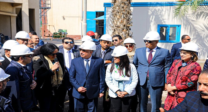 بالصور .. المشاط تتفقد مشروع الأمم المتحدة لاستخدام محطات الطاقة الشمسية في الإسكندرية
