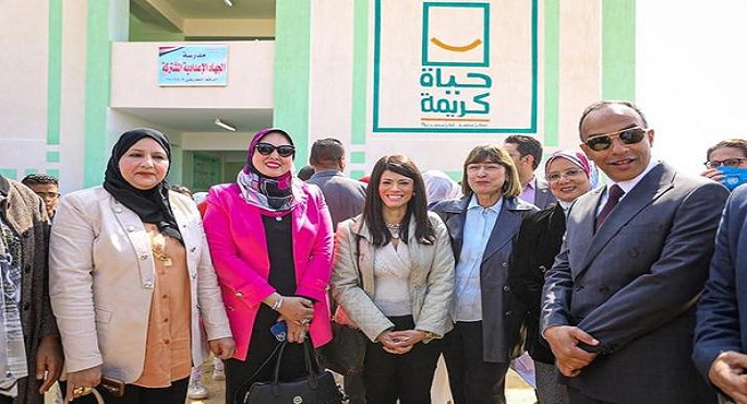 بالصور.. وزيرة التعاون الدولي والمُنسق المقيم للأمم المتحدة في مصر تتفقدان مشروع الاستثمارات الزراعية المستدامة