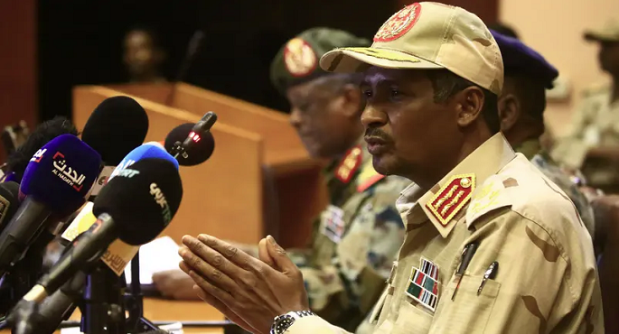 حميدتي : متمسكون بالتوصل لاتفاق سياسي نهائي في السودان