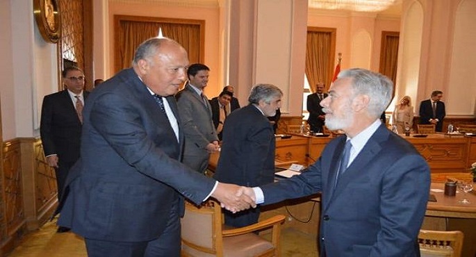 بالصور.. وزير الخارجية يلتقي مع سفراء دول أمريكا اللاتينية بالقاهرة