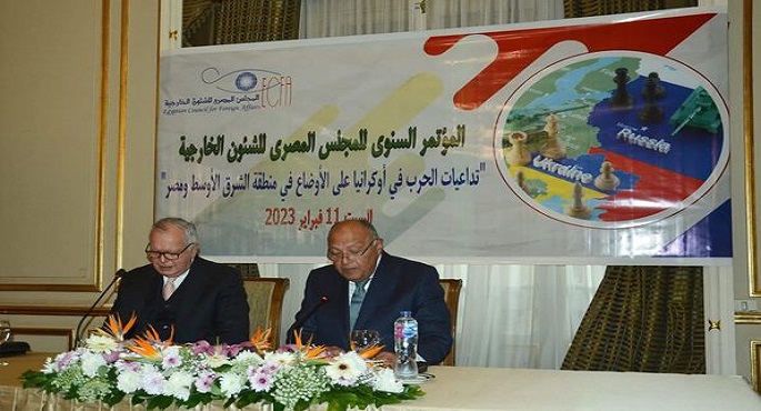 بالصور .. شكري يفتتح المؤتمر السنوي للمجلس المصري للشئون الخارجية