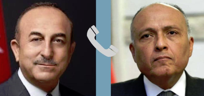 وزير الخارجية يعزي نظيره التركي في ضحايا كارثة الزلزال