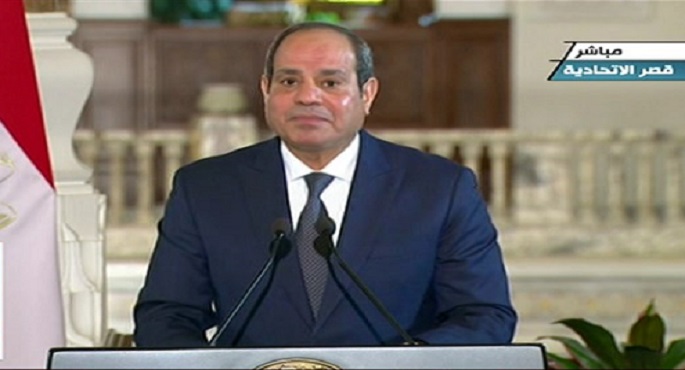الرئيس السيسي يعزى الشعبين السورى والتركى فى ضحايا الزلزال