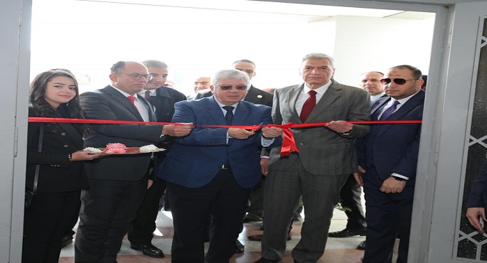 وزير التعليم العالي ورئيس جامعة حلوان يفتتحان المرحلة النهائية لتطوير مستشفى بدر الجامعي