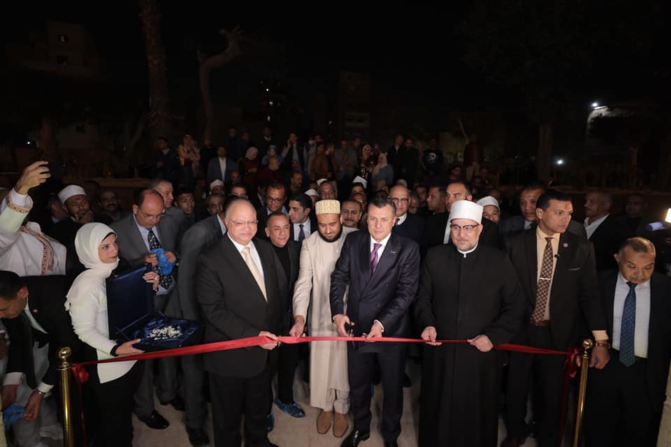 بالصور..وزيرا السياحة والآثار والأوقاف ومحافظ القاهرة يفتتحون مسجد الحاكم بأمر الله بعد ترميمه