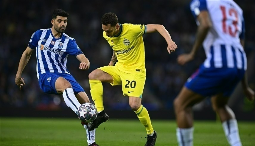إنتر ميلان إلى ربع نهائي دوري الأبطال على حساب بورتو
