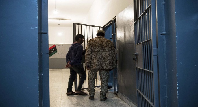 إضراب 22 مهاجراً سورياً عن الطعام في أحد السجون الليبية