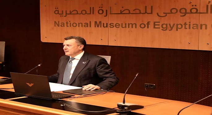 بالصور .. وزير السياحة والآثار يترأس اجتماع مجلس إدارة هيئة المتحف القومي للحضارة المصرية