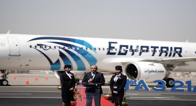بالصور .. وزير الطيران المدني يشهد مراسم تسليم أولى طائرات مصر للطيران من طراز الإيرباص A321 NEO