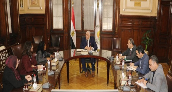 بالصور.. وزير الزراعة يلتقى بالمدير الإقليمى للتنمية المستدامة الجديد بالبنك الدولي لبحث تعزيز التعاون المشترك