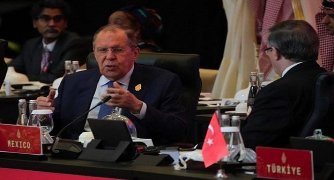 لافروف أمام قمة العشرين: روسيا تصر على إجراء تحقيق سريع وشفاف في تخريب “السيل الشمالي”