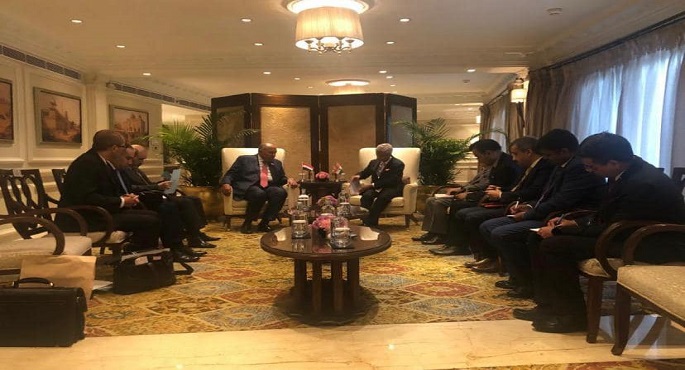 بالصور.. وزير الخارجية يلتقي نظيره الهندي على هامش اجتماعات وزراء خارجية مجموعة العشرين