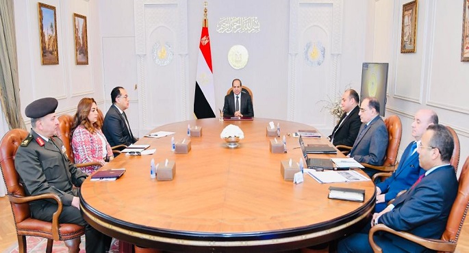 الرئيس السيسي يتابع جهود تطوير مدينة دمياط للأثاث ويوجه باستمرار مواصلة العمل لإنجاح المشروع