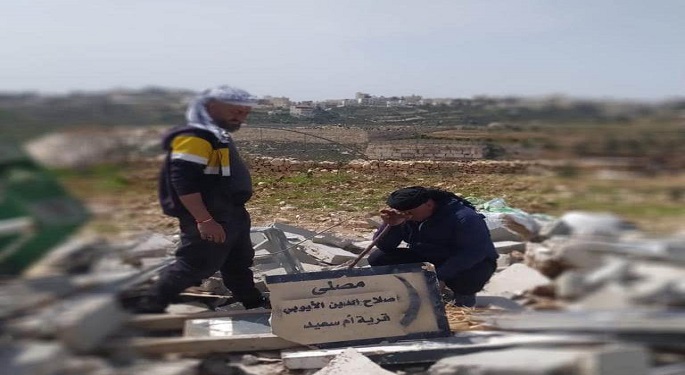 الاحتلال الإسرائيلي يهدم مصلى جنوب بيت لحم