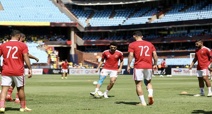الأهلي يخوض اليوم المران الأخير في جنوب أفريقيا قبل السفر إلى الكاميرون