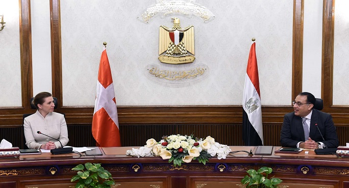 رئيسا وزراء مصر والدنمارك يترأسان جلسة مباحثات موسعة