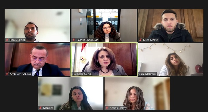 بالصور.. وزيرة الهجرة: تشكيل مجلس استشاري لشباب الباحثين المصريين بالخارج