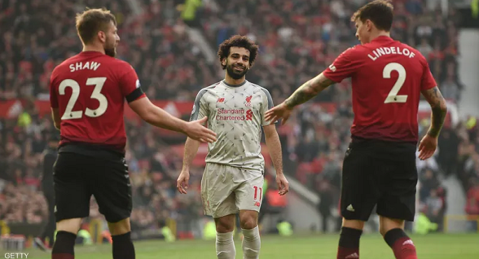 قمة نارية بين ليفربول ومانشستر يونايتد في الدوري الإنجليزي