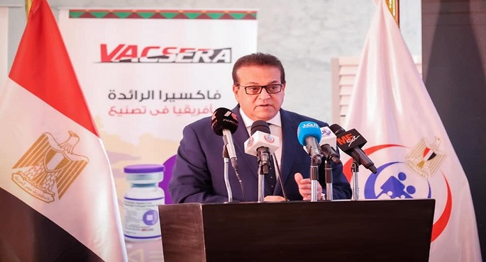 بالصور.. وزير الصحة : تدشين أول خط إنتاج للقاحات الفيروسات الكبدية باستثمارات مصرية هندية