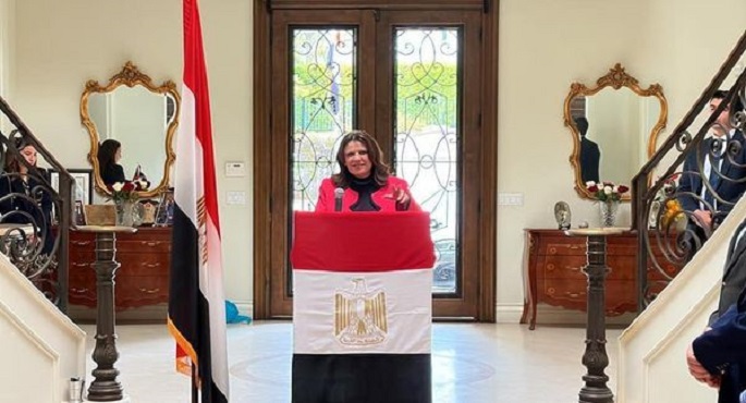 بالصور.. قنصل مصر في لوس أنجلوس ينظم حفل استقبال رسمي لوزيرة الهجرة في “بيت مصر”