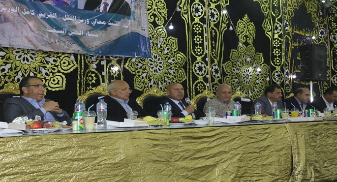 بالصور .. وزير النقل يزور ميناء السخنة ويتناول وجبة الإفطار مع العاملين بمشروع استكمال تطوير الميناء