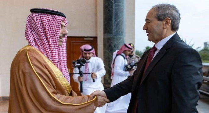 الرئيس السوري يلتقي وزير الخارجية السعودي في دمشق
