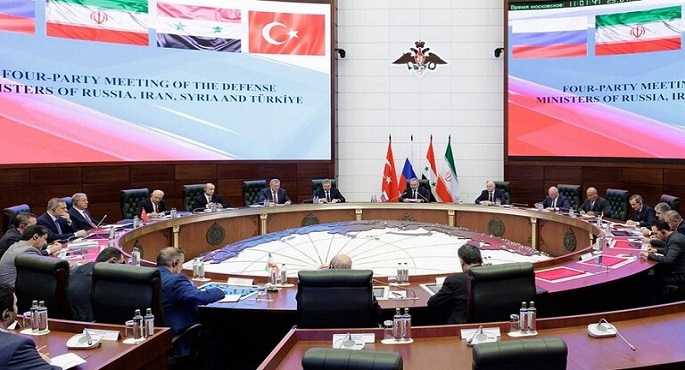 الدفاع الروسية: شويجو يبحث القضايا الأمنية مع نظرائه من إيران وسوريا وتركيا