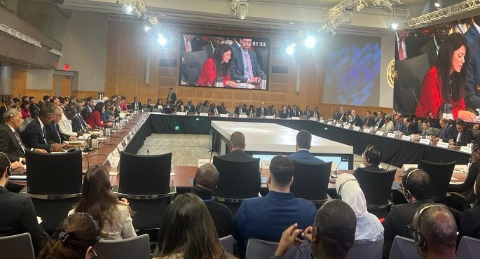 بالصور.. المشاط: مصر تحث بنوك التنمية متعددة الأطراف على المساهمة بدور أكبر في تيسير التمويل للدول النامية