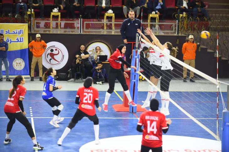الأهلى يواجه الزمالك فى نهائى دورى السوبر سيدات للكرة الطائرة