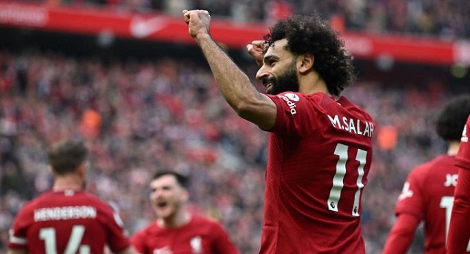 محمد صلاح خارج التشكيل الأساسي لمباراة ليفربول ووست هام