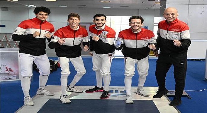 منتخب مصر لسلاح سيف المبارزة يتوج بذهبية بطولة العالم