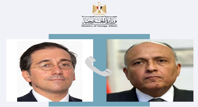 وزير الخارجية يتلقى اتصالاً هاتفيًا من نظيره الإسباني