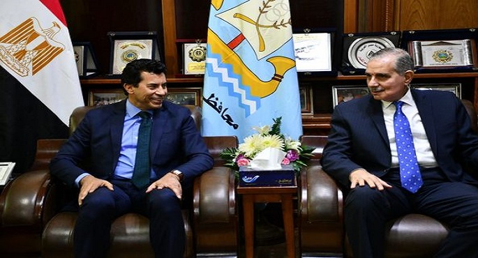 بالصور.. وزير الشباب يتفقد الأعمال الإنشائية بمركز التنمية الشبابية بكفر الشيخ