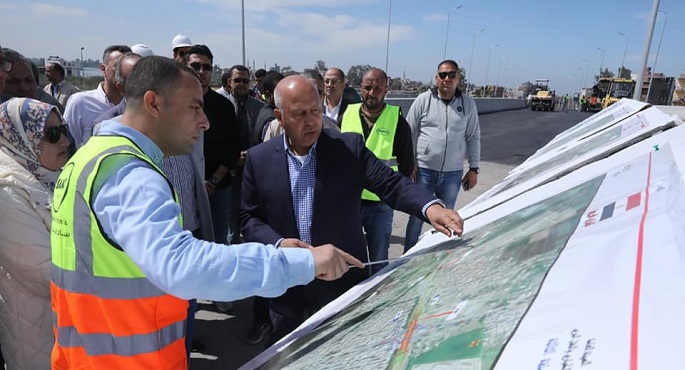 بالصور .. وزير النقل يتابع معدلات تنفيذ عدد من مشروعات الطرق والكباري الجاري تنفيذها بمحافظتي الدقهلية ودمياط