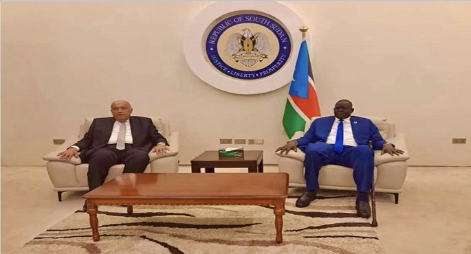وزير الخارجية يصل إلى عاصمة جنوب السودان جوبا