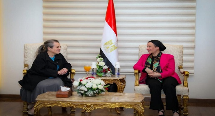 وزيرة البيئة تستقبل الأميرة عالية بن حسين لتنفيذ مشروع ملاذ آمن للحياة البرية بمحمية وادي الريان