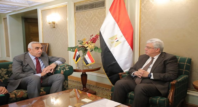 بالصور .. وزير التعليم العالي يبحث مع السفير العراقي بالقاهرة سبل دعم التعاون العلمي والبحثي