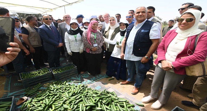 بالصور.. القباج : نسعى لتحسين سبل المعيشة والتمكين للمرأة الريفية بقرى مصر