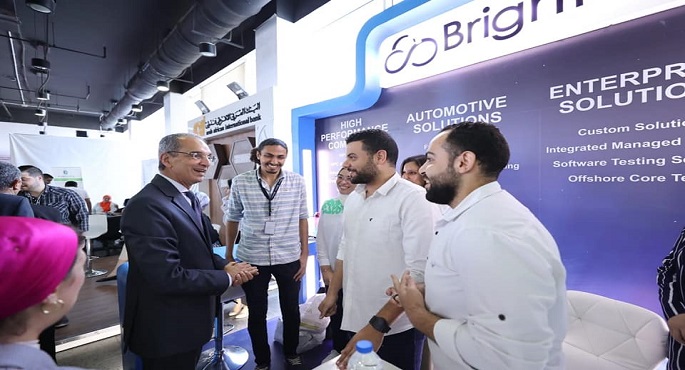 بالصور.. عمرو طلعت يفتتح فعاليات ملتقى توظيف لخريجى برامج معهد تكنولوجيا المعلومات