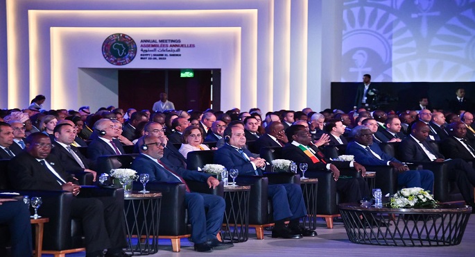 بالفيديو والصور.. الرئيس السيسي يشهد افتتاح الاجتماعات السنوية لمجموعة البنك الافريقي للتنمية