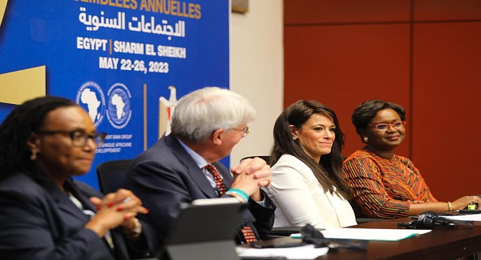 بالصور.. المشاط: مصر أول دولة مستفيدة من الضمانة المتاحة من المملكة المتحدة للبنك الأفريقي للتنمية لتمويل مشروعات المناخ بأفريقيا