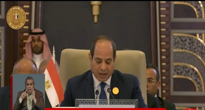 كلمة الرئيس عبد الفتاح السيسي فى القمة العربية الثانية والثلاثين
