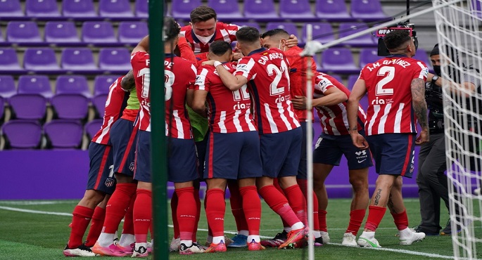 أتليتيكو يسحق قادش وينتزع المركز الثاني من ريال مدريد