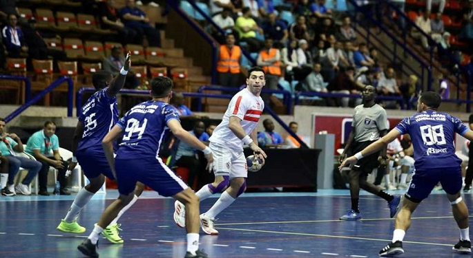 الزمالك يكتسح كيركوس الإثيوبي ويتأهل لنصف نهائي كأس الكؤوس الإفريقية لليد