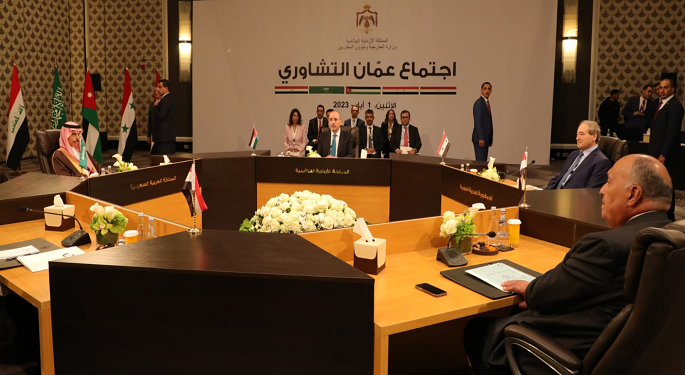 بيان اجتماع الأردن يؤكد على أولوية إنهاء الأزمة السورية وتداعياتها 