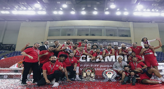 بالصور.. الأهلي يتوج بدوري سوبر السلة للمرة الثانية على التوالي
