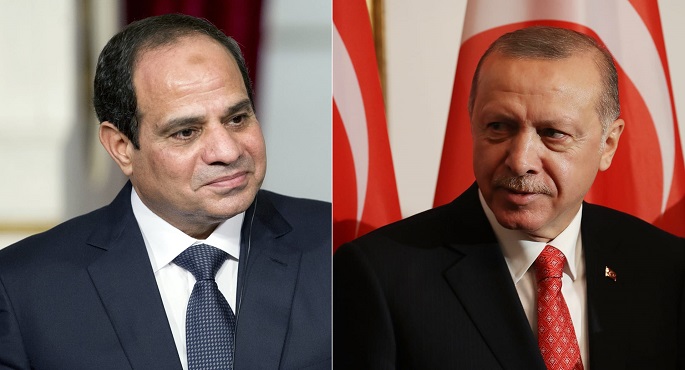 الرئيس السيسي يهنئ إردوغان بمناسبة فوزه في الانتخابات الرئاسية لتركيا