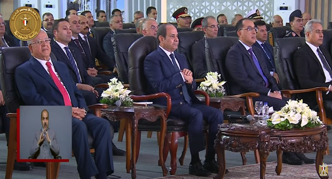 الرئيس السيسي يشهد احتفالية عيد العمال من الصالحية الجديدة بالشرقية
