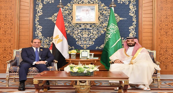 الرئيس السيسي يبحث مع ولي العهد السعودي سبل تعزيز العلاقات الثنائية واستدامة الشراكة بين البلدين